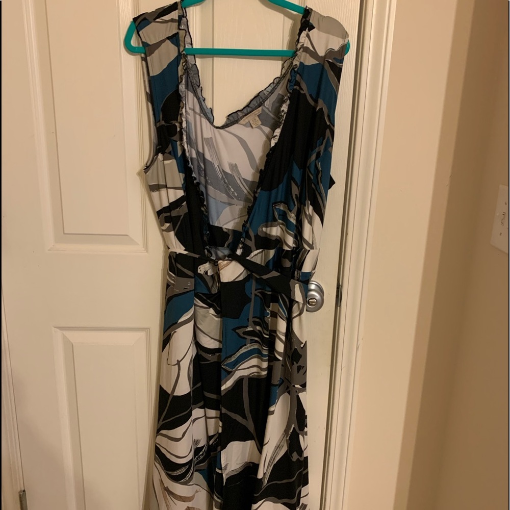 Beautiful multi color wrap dress